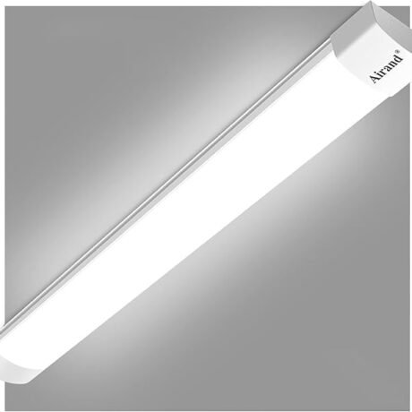 Airand LED Shop Lights for Garage 4FT with Plug, Utility Linkable LED Tube Light 5000K Under Cabinet Lighting,3600 LM LED Ceiling and Closet Light 36W, Corded Electric with ON/Off Switch
